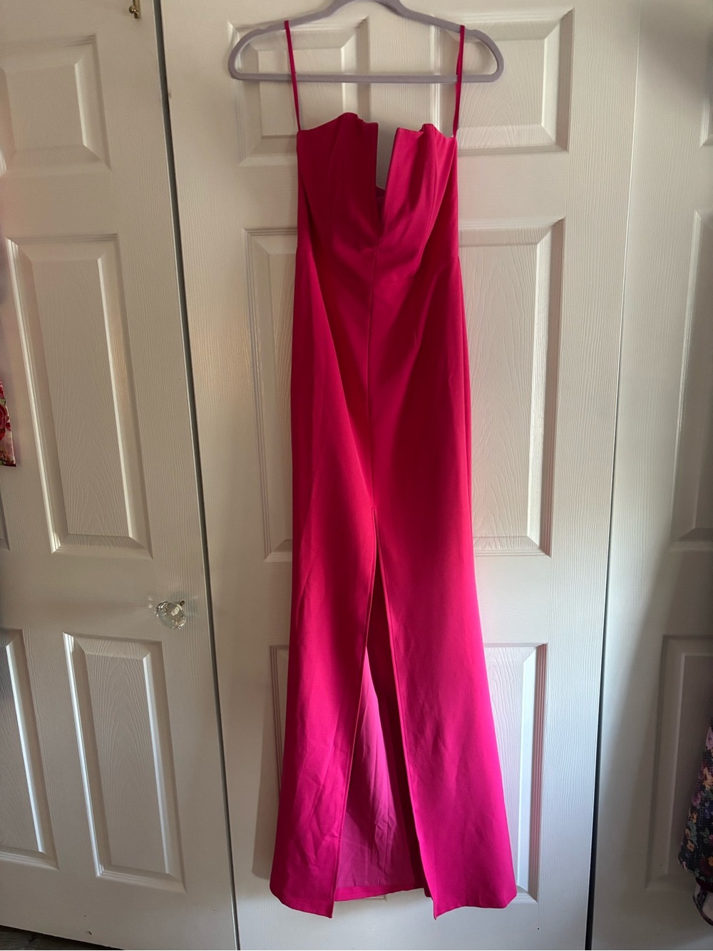 Abyss By Abby Fuchsia Strapless dress